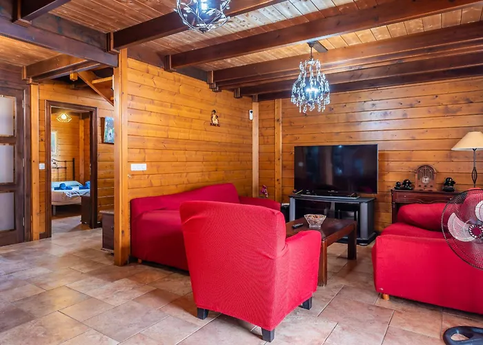 Дом отдыха 4br Wooden -pool & Views - Parking Канделария